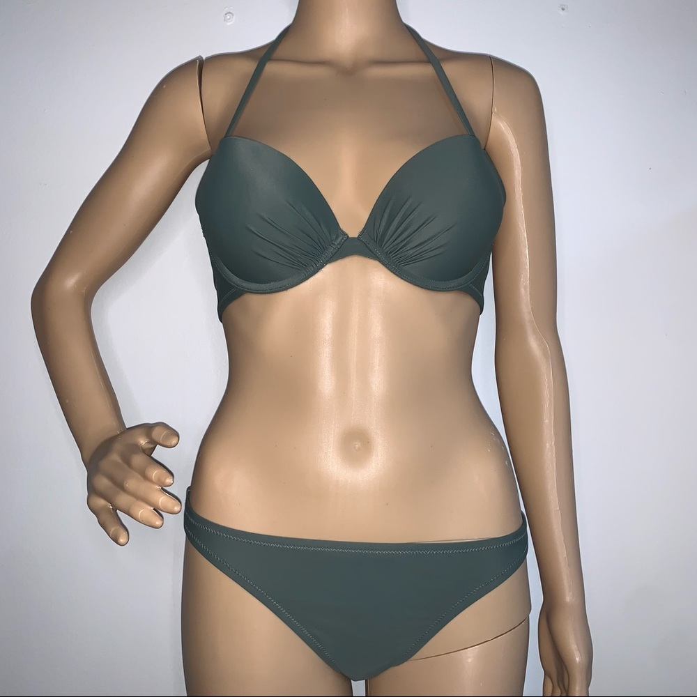 Aerie pigeonnant two piece bikini set